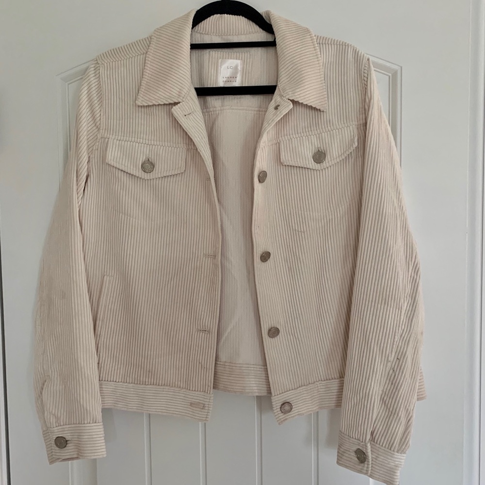 Lauren Conrad cream jacket